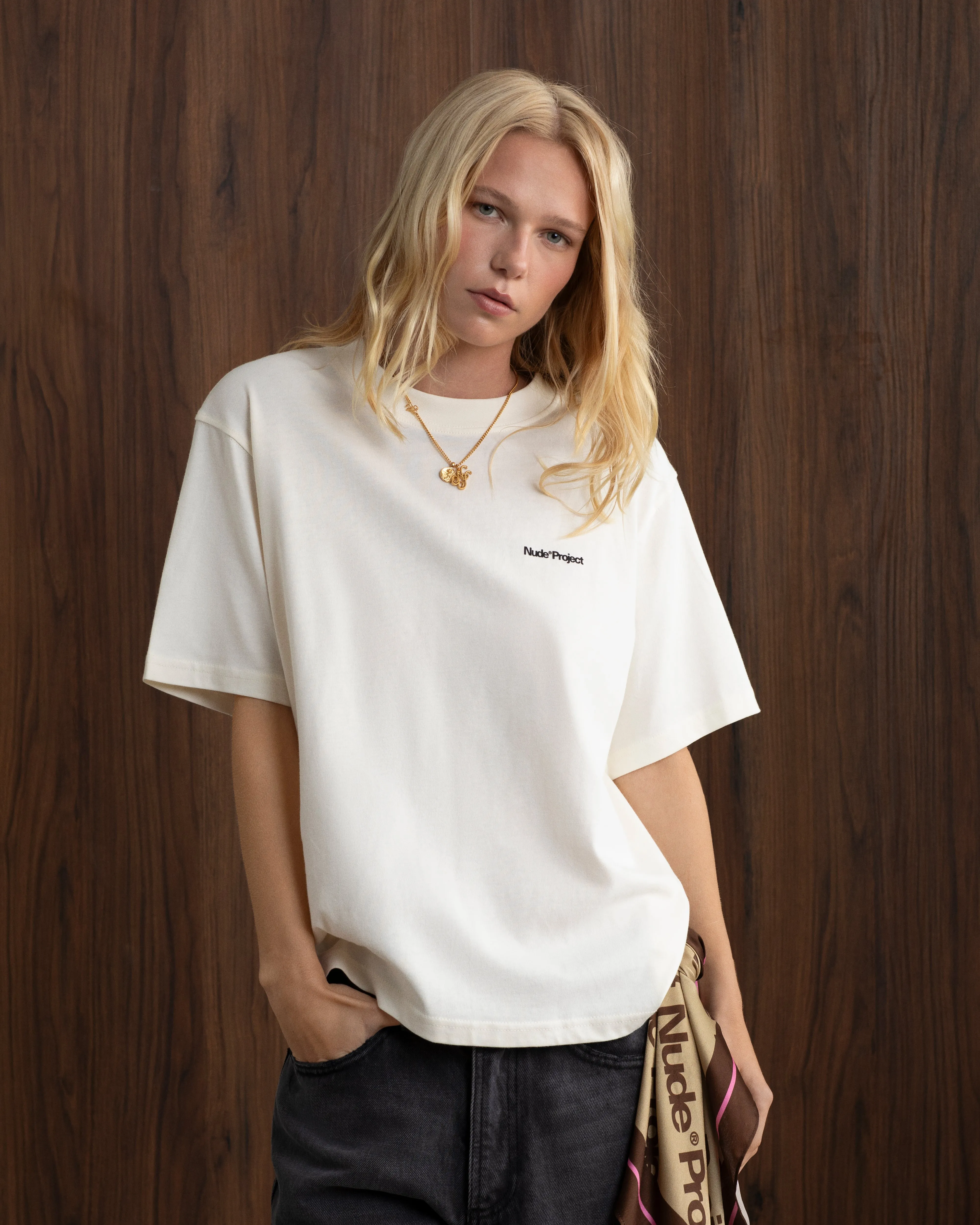 Versatile and Stylish Layering Essential Origins Tee Marshmallow
