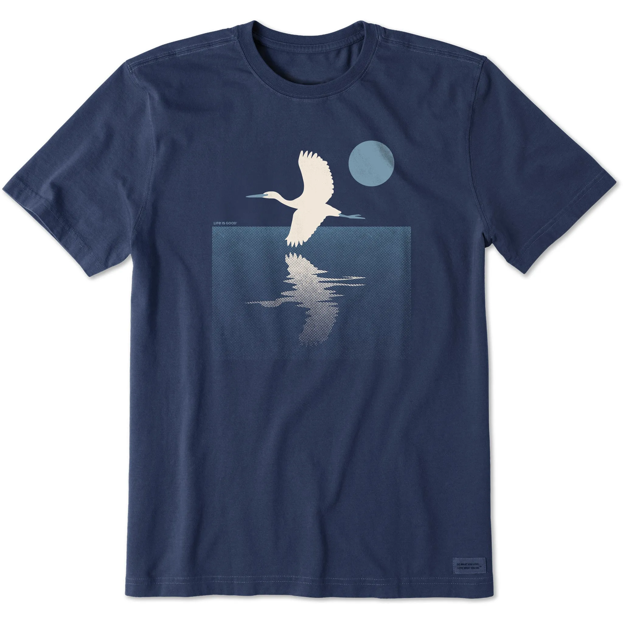 Value for Money Men's Flight Over the Water Short Sleeve Crusher Tee