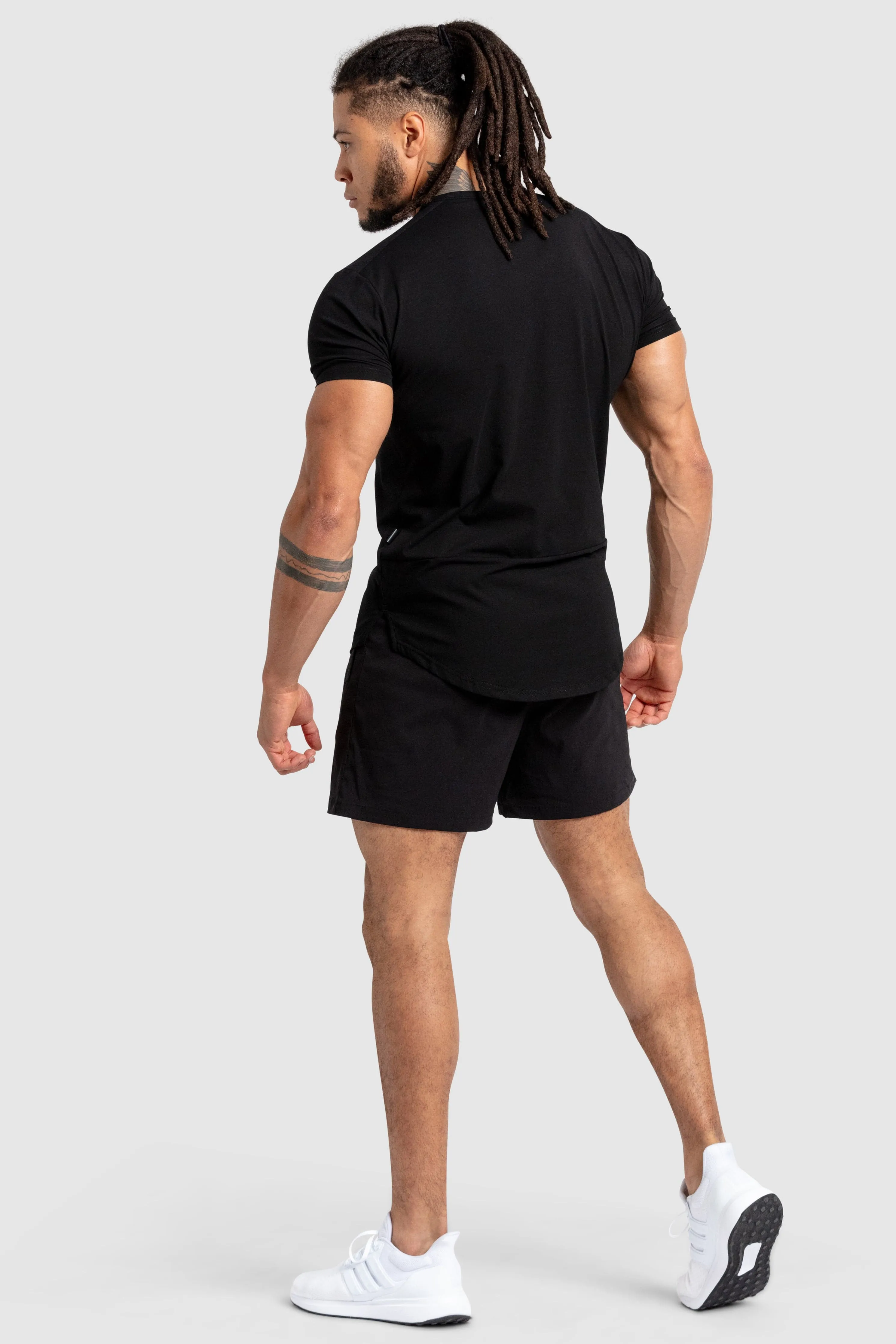 Leave Your Mark Drop Tee - Black LightweightBlend Quick Dry Performance