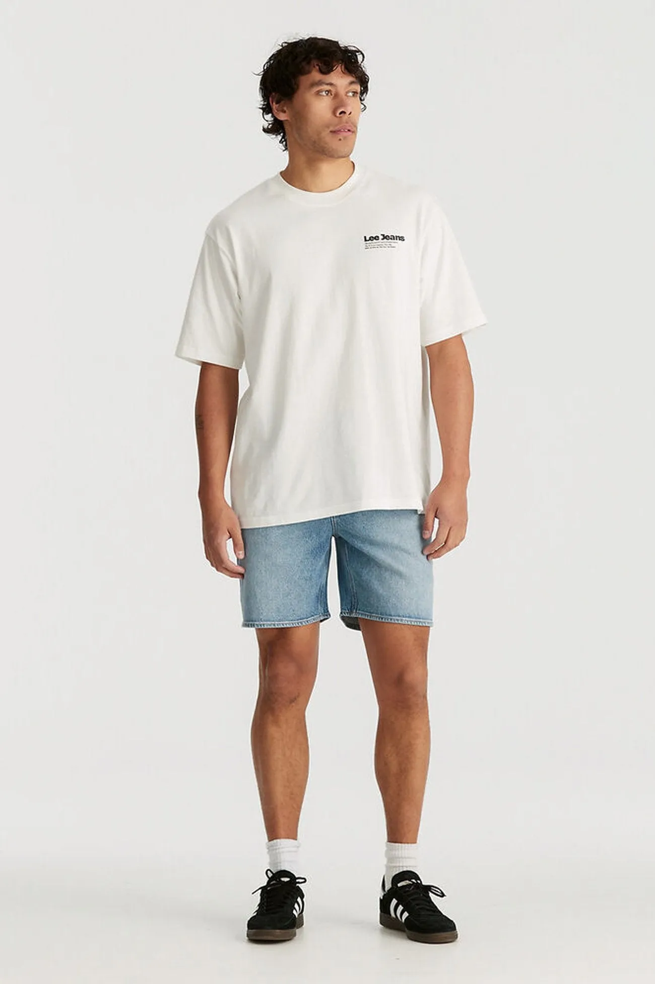 AbrasionResistant Nylon Material L-Three Short Groovejet Blue