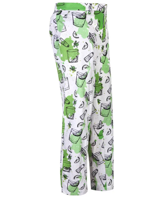 water sports use Simple Waist Tattoo Golf: Men's 19th Hole Cool Stretch Golf Pants- Green