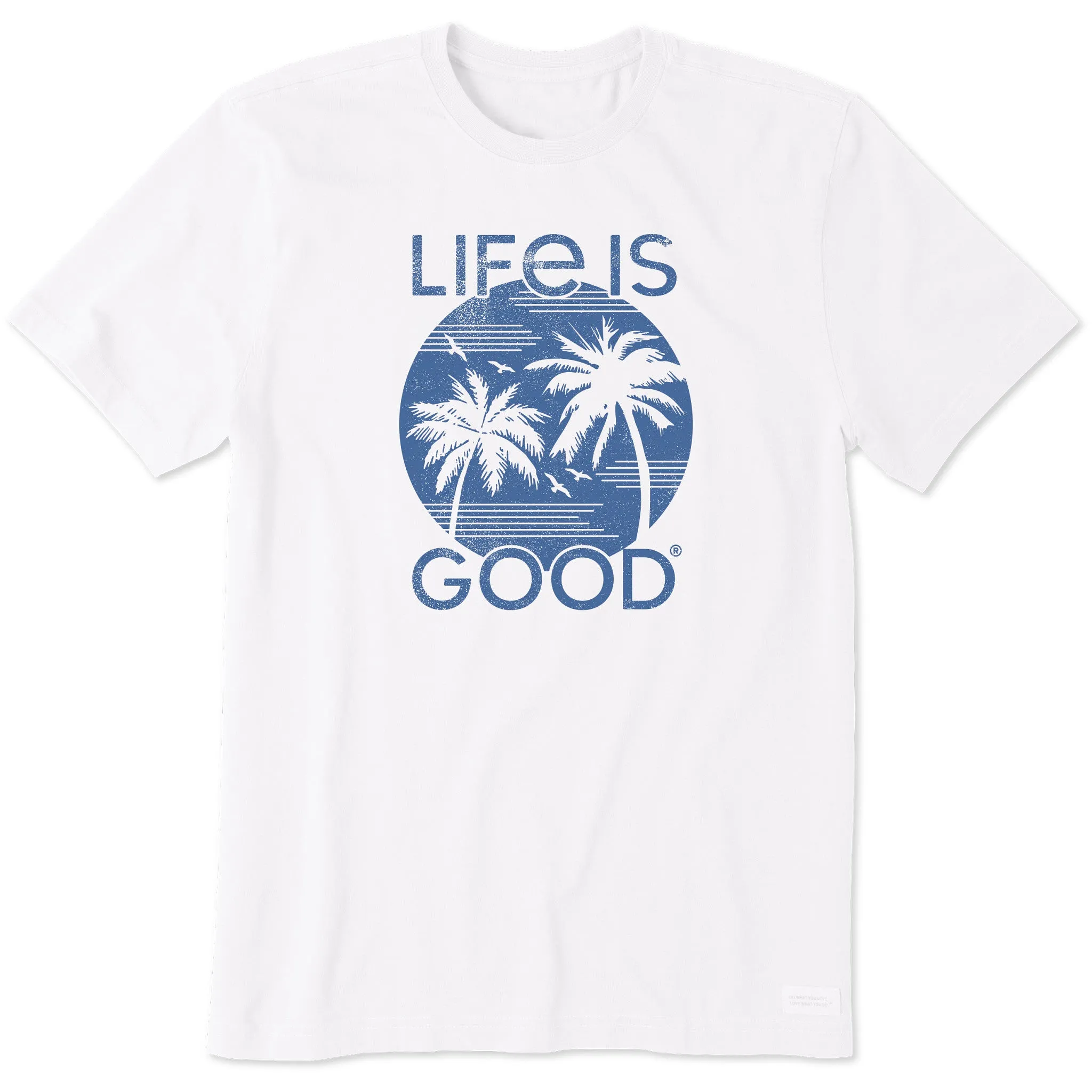 Reinforced Shoulders Men's Retro Palms Short Sleeve Tee