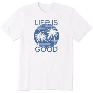 Men's Retro Palms Short Sleeve Tee Casual and Soft NoSideSeams