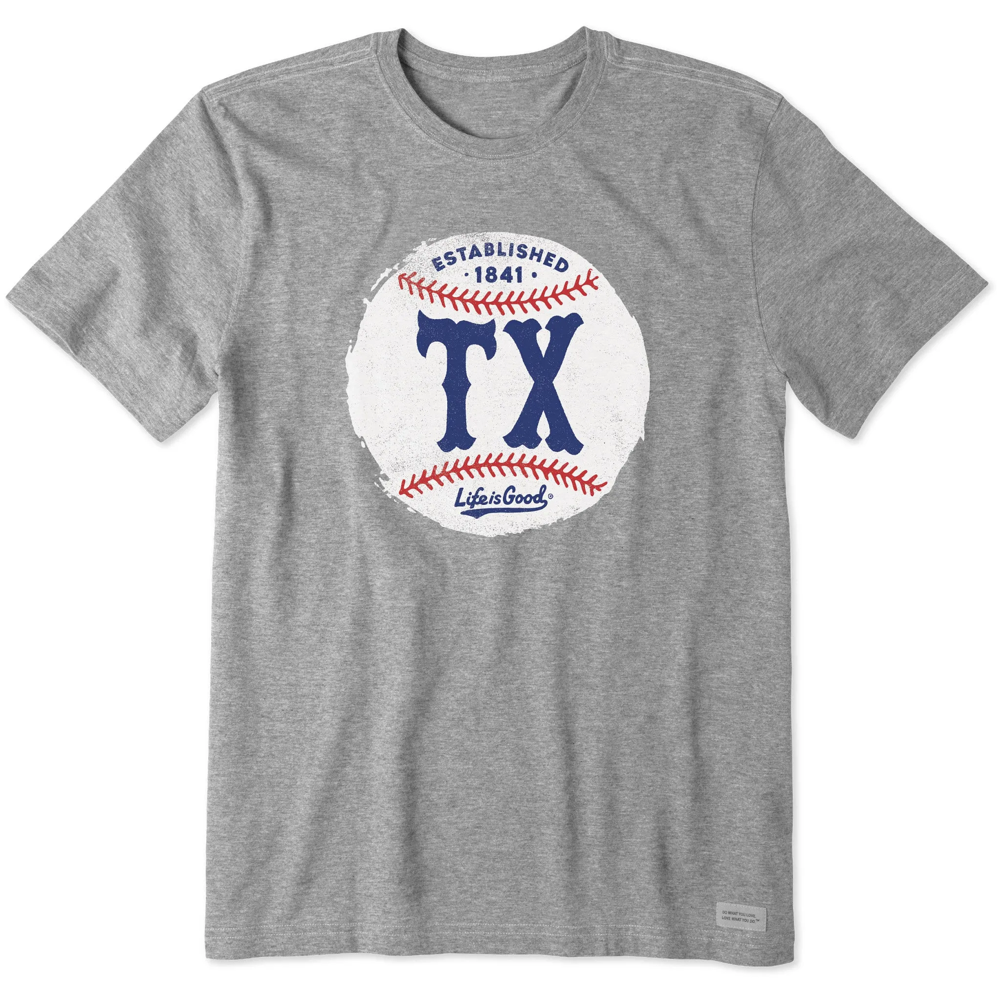 Minimal Comfort Men's Texas Baseball Short Sleeve Crusher Tee