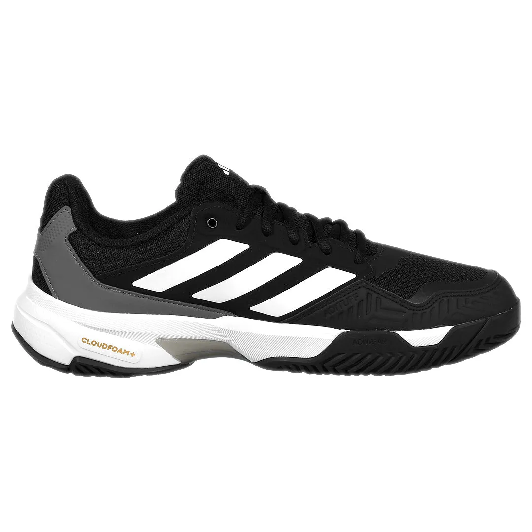 Cushioned Midsole adidas Men's CourtJam Control 3 - Core Black/Cloud White