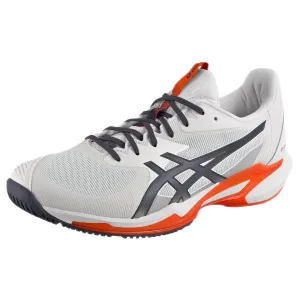 Asics Men's Solution Speed FF 3 - White/Greyish Purple Comfortable Padding