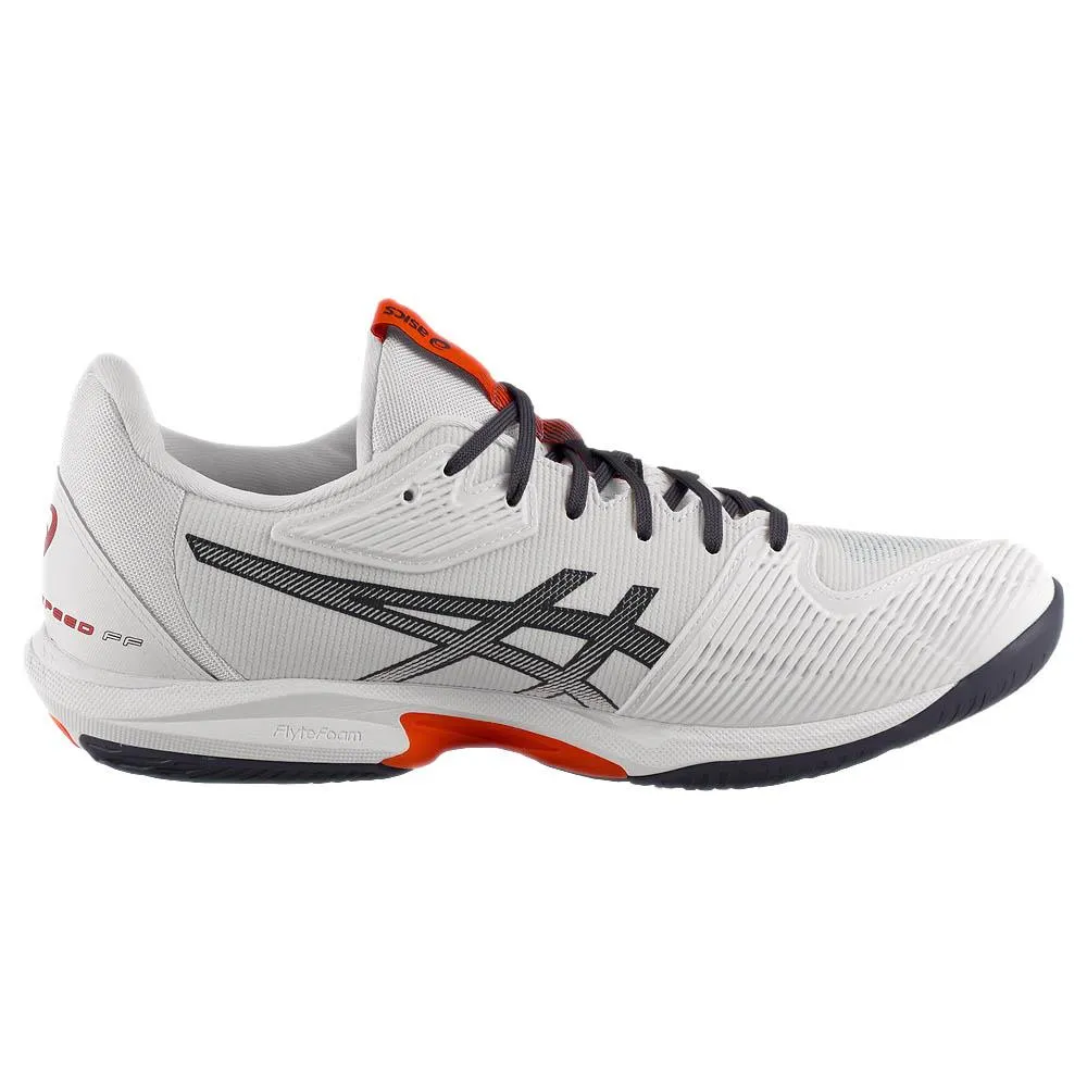 Asics Men's Solution Speed FF 3 - White/Greyish Purple Easy To Clean