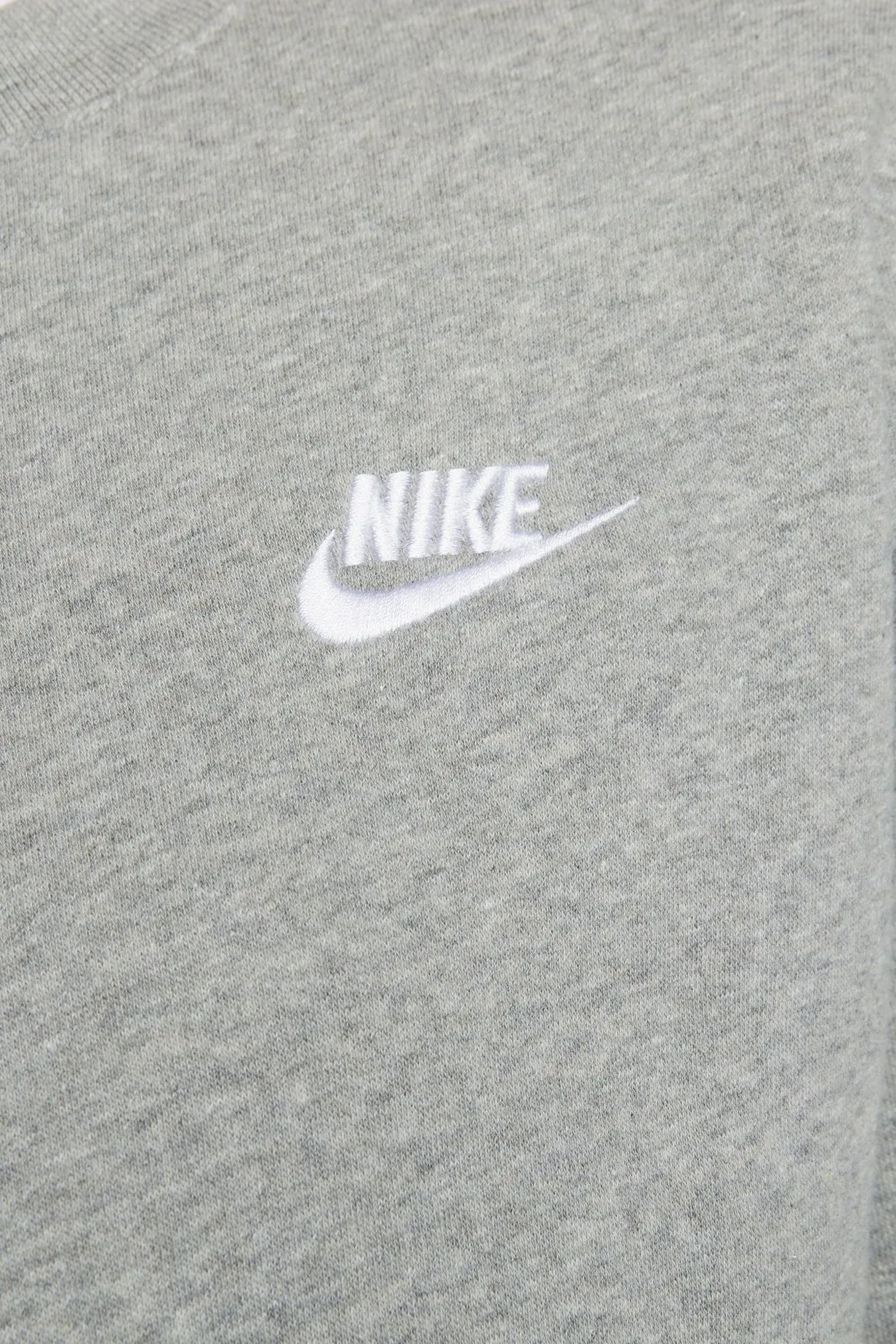 Sustainable Nike Sportswear Club Fleece Crew Dark Grey Heather