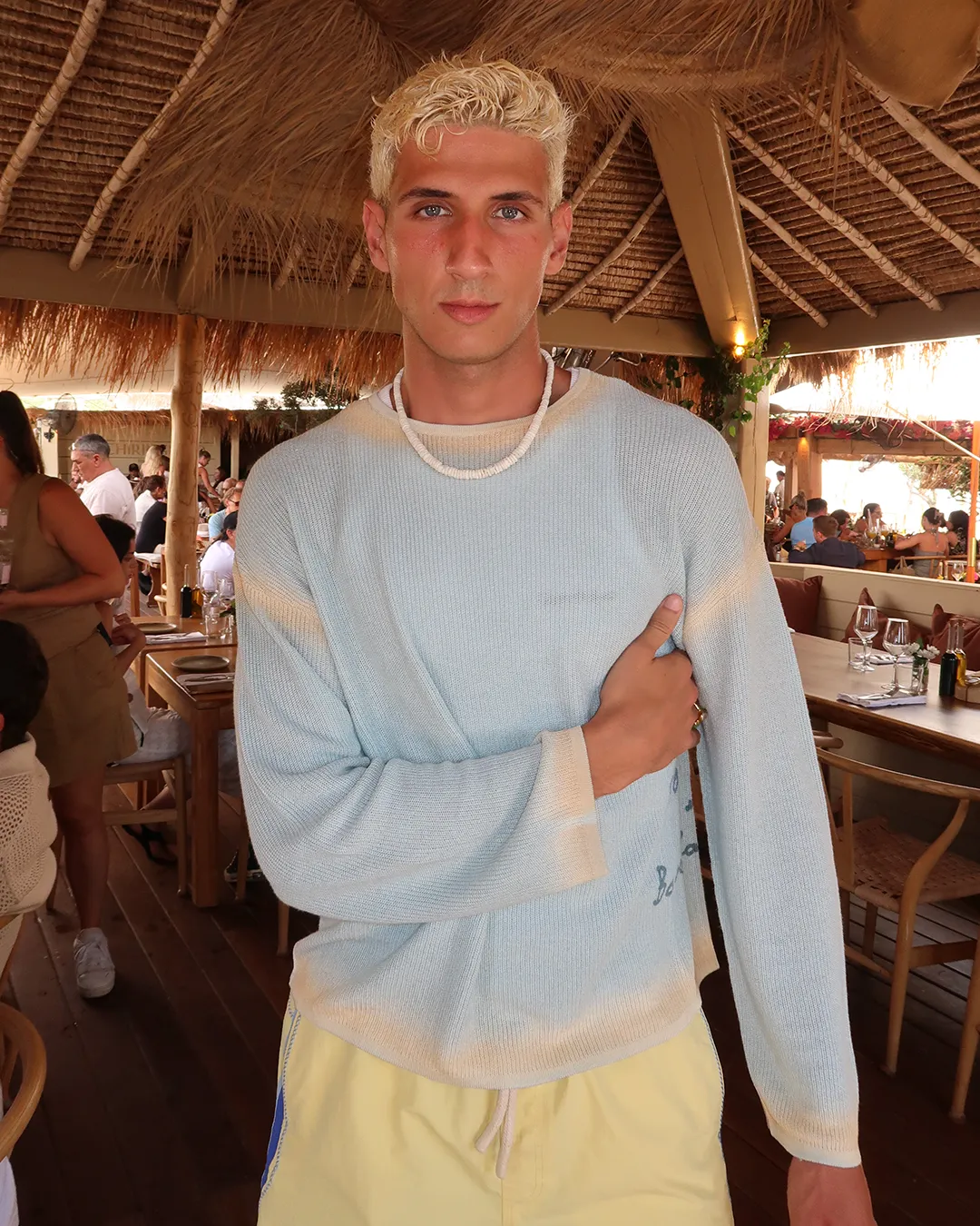 Local Knit Baby Blue Functional Piece Eco Friendly Yarn