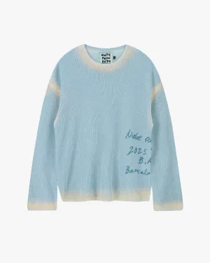 Polished Feel Local Knit Baby Blue