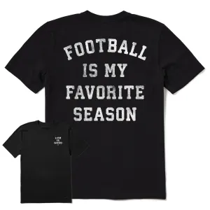 Men's Football is My Favorite Season Short Sleeve Tee Performance Layer