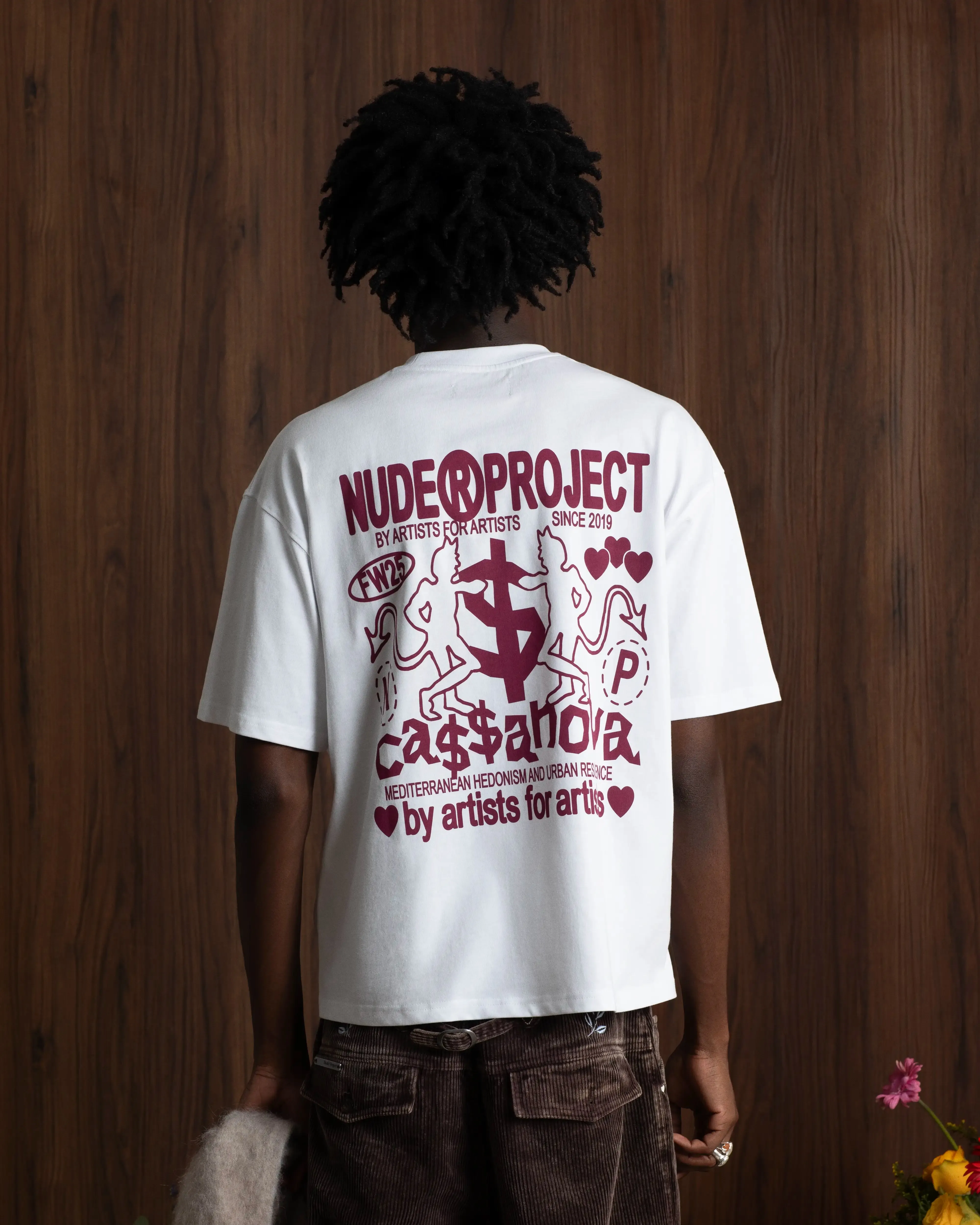 Roomy Design Chill Design Cassanova Tee White