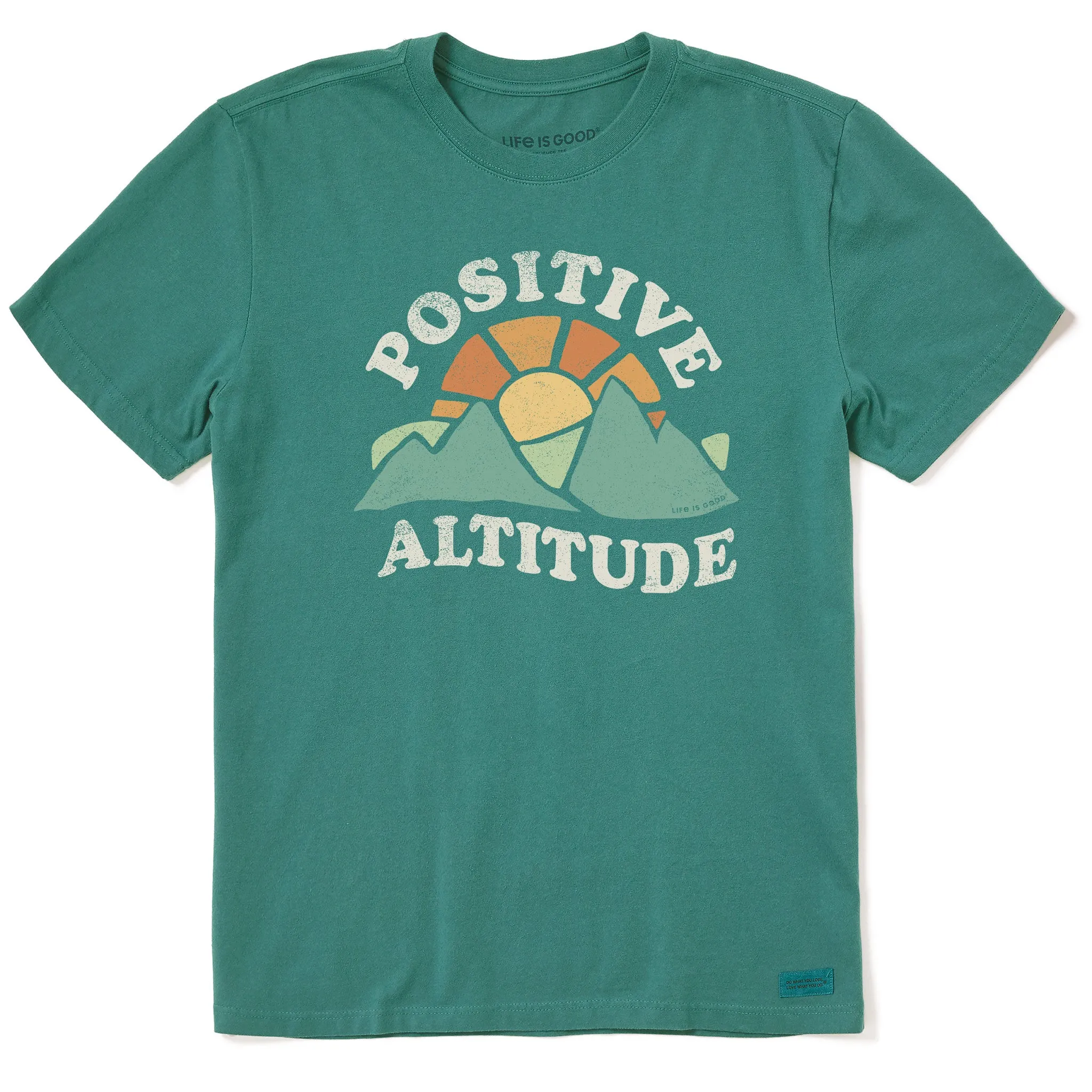 semi-formal style Men's Positive Altitude Short Sleeve Crusher Tee