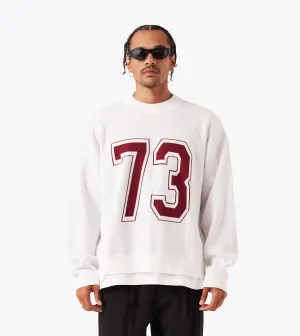 Warm in winter 73 OS Knit Vintage White