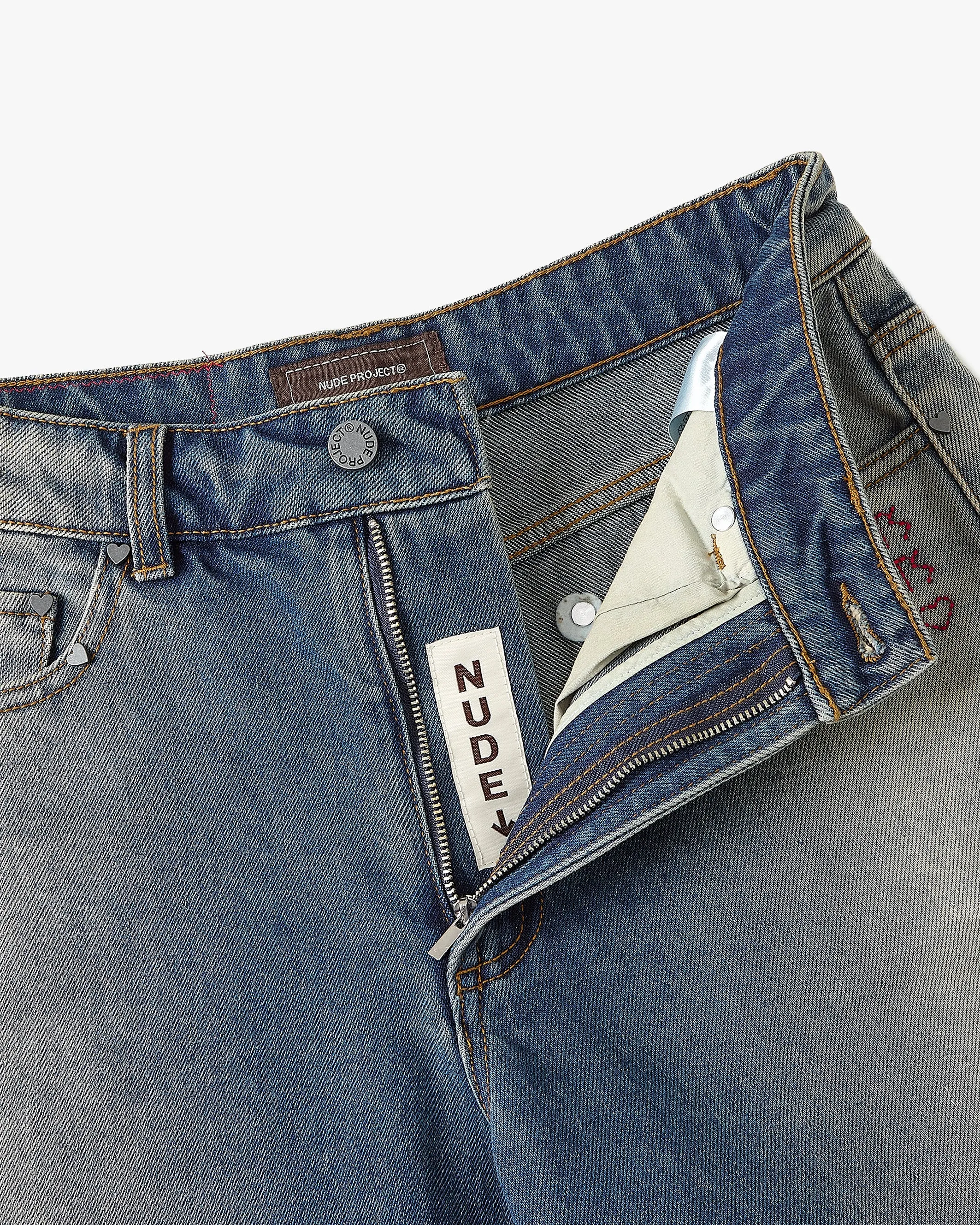 Core Look Denim Shorts Tachas