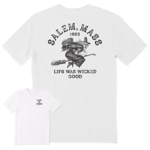 Teenager fashion Men's Salem 1692 Short Sleeve Crusher Tee