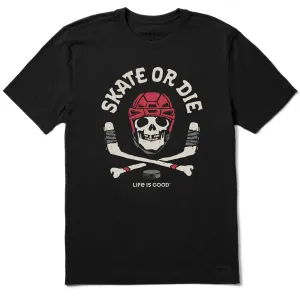 Men's Skate or Die Hockey Short Sleeve Tee Minimal Comfort
