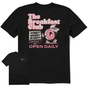 Reinforced Neckline Men's The Breakfast Club Donut Short Sleeve Tee