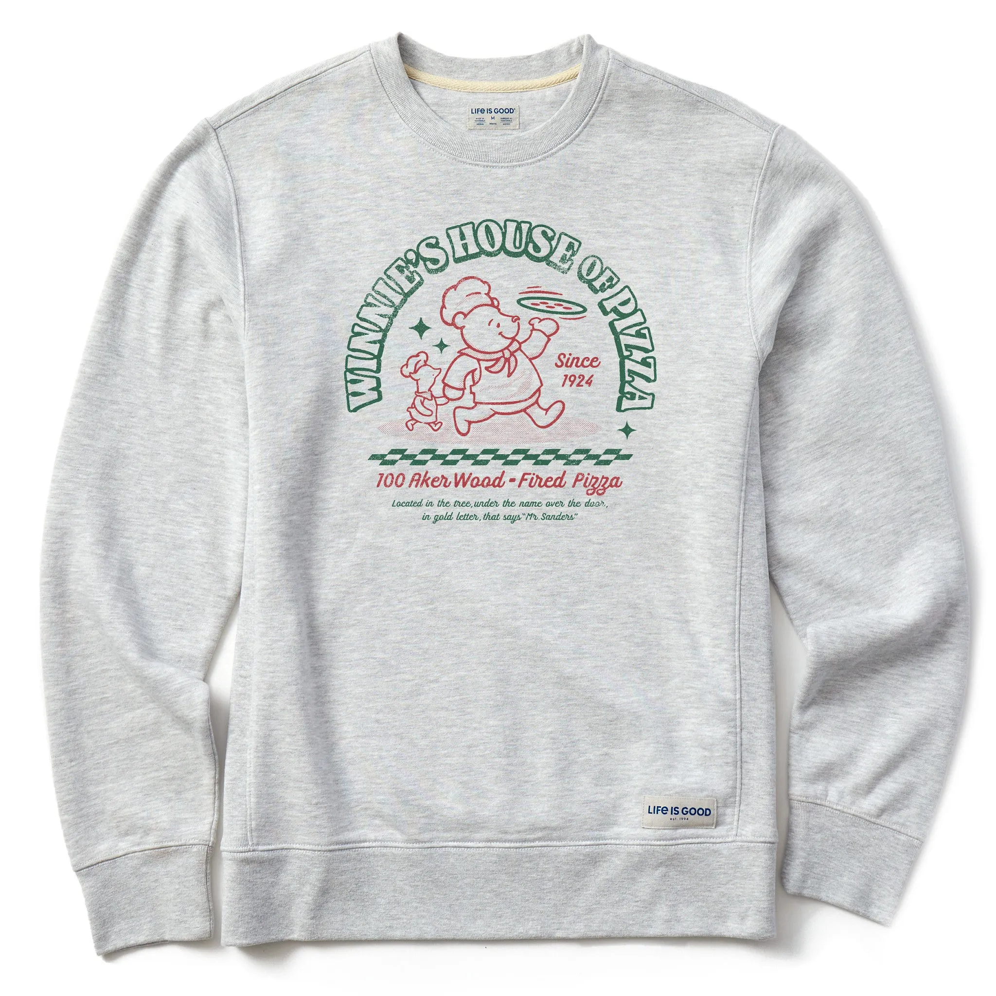 product lace femininity All Purpose Layer Men's Winnie's House of Pizza Simply True Fleece Crew