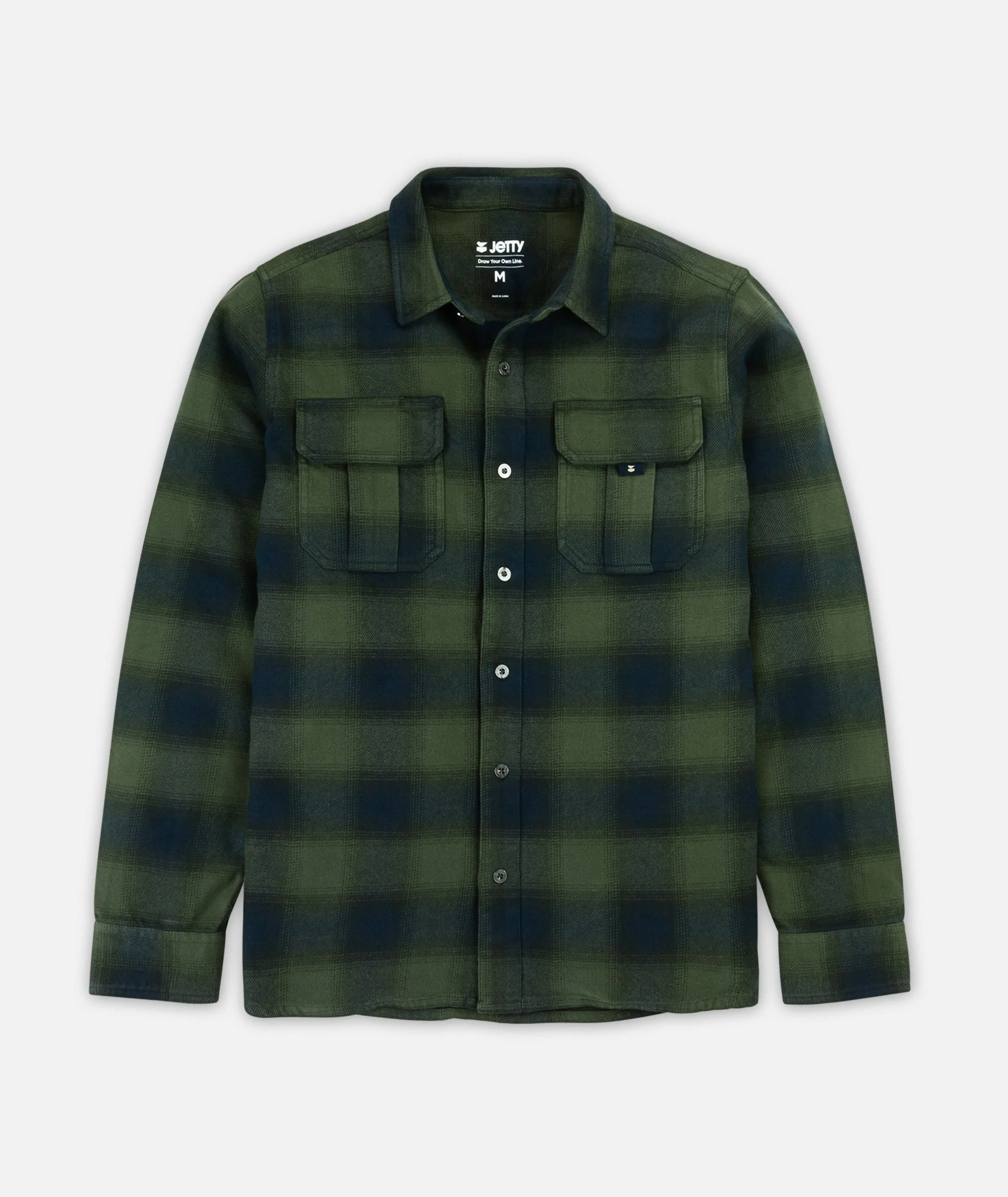 Arbor Flannel - Agave Cozy Wear Micro Perforated Fabric