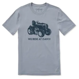 Men's Ride At Dawn Lawnmower Short Sleeve Crusher-LITE Slim Fit Tee Active Layer Value for Money