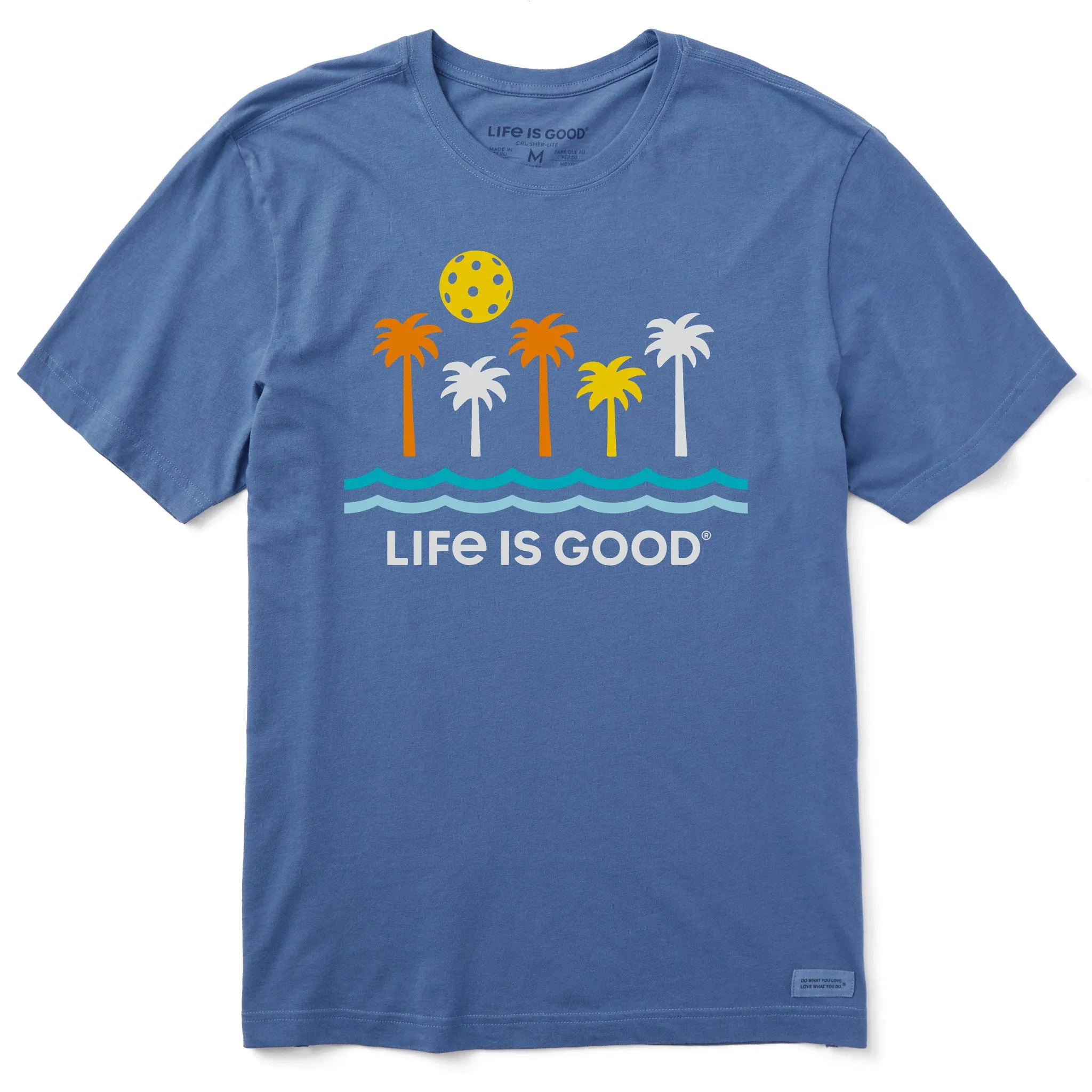 Comfort and Ease Comfortable texture Men's Pickle Palms Short Sleeve Tee