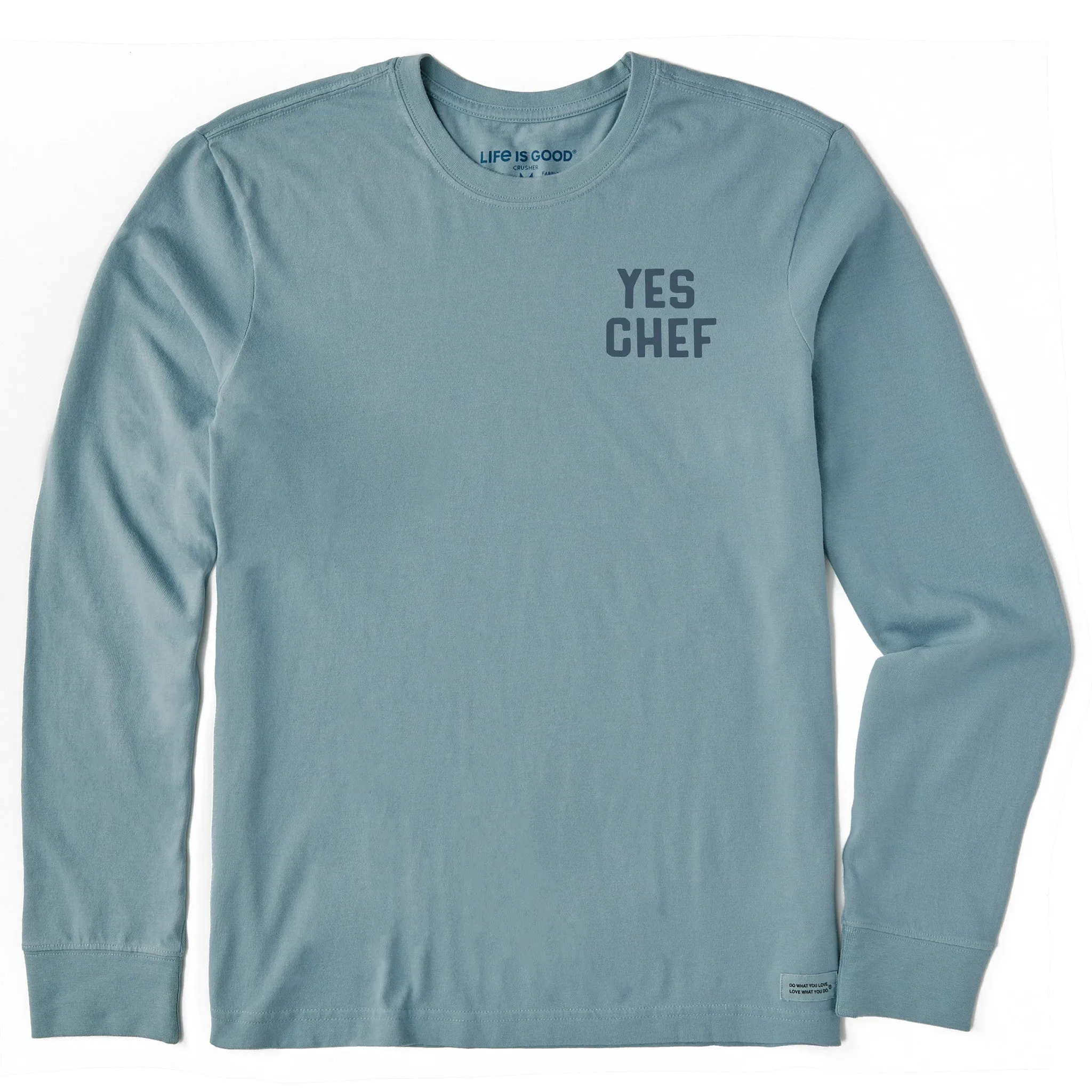Athletic Wear Men's Yes Chef Long Sleeve Crusher Tee