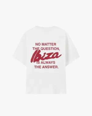 Answer Tee White Wedding