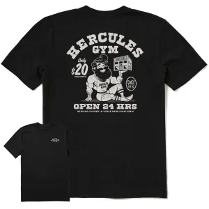 Men's Hercules Gym Short Sleeve Crusher Tee Stylish LongLastingColor