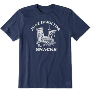 Men's Here for the Snacks Short Sleeve Tee Fresh Style Trend