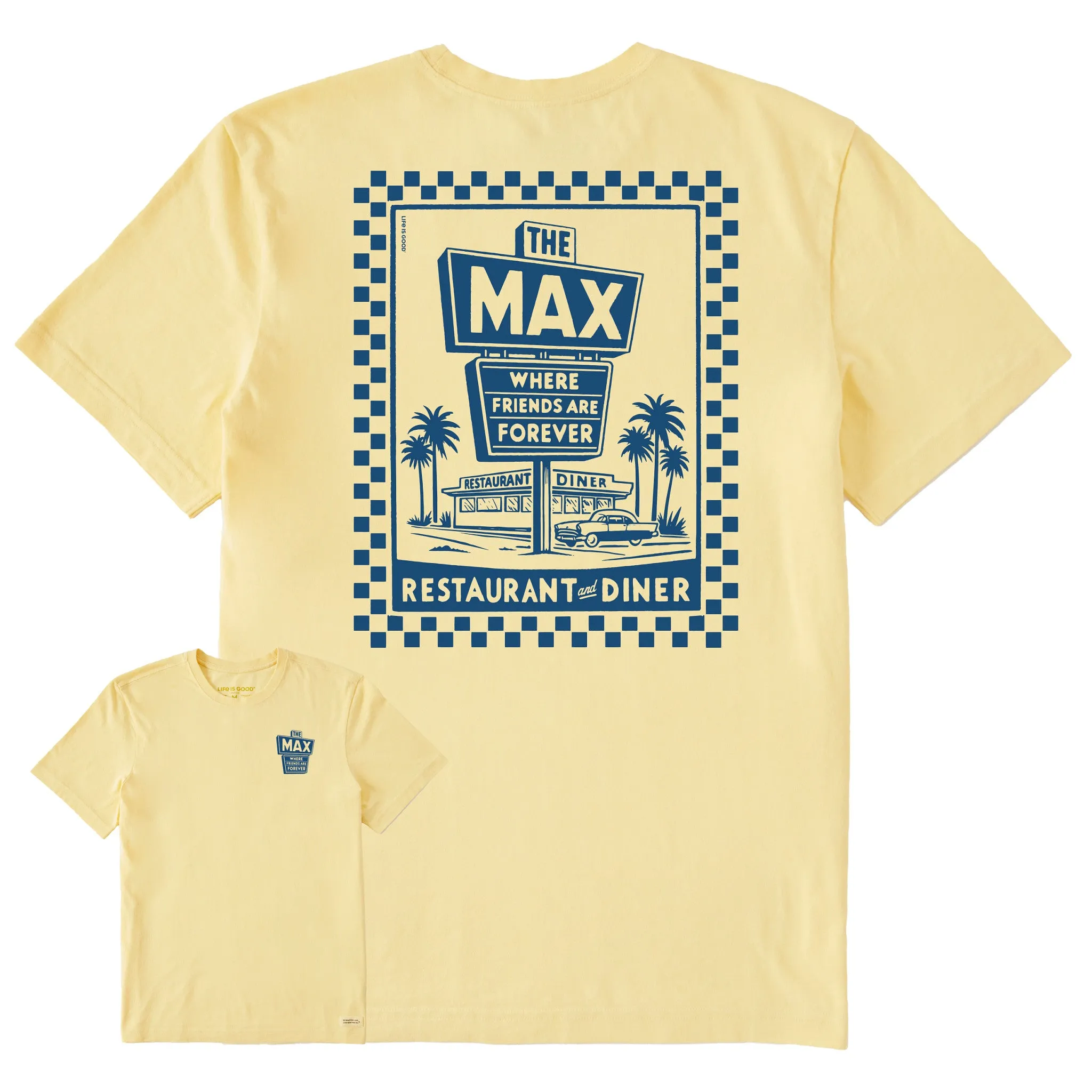 hypoallergenic material Versatile Piece Men's The Max Short Sleeve Tee