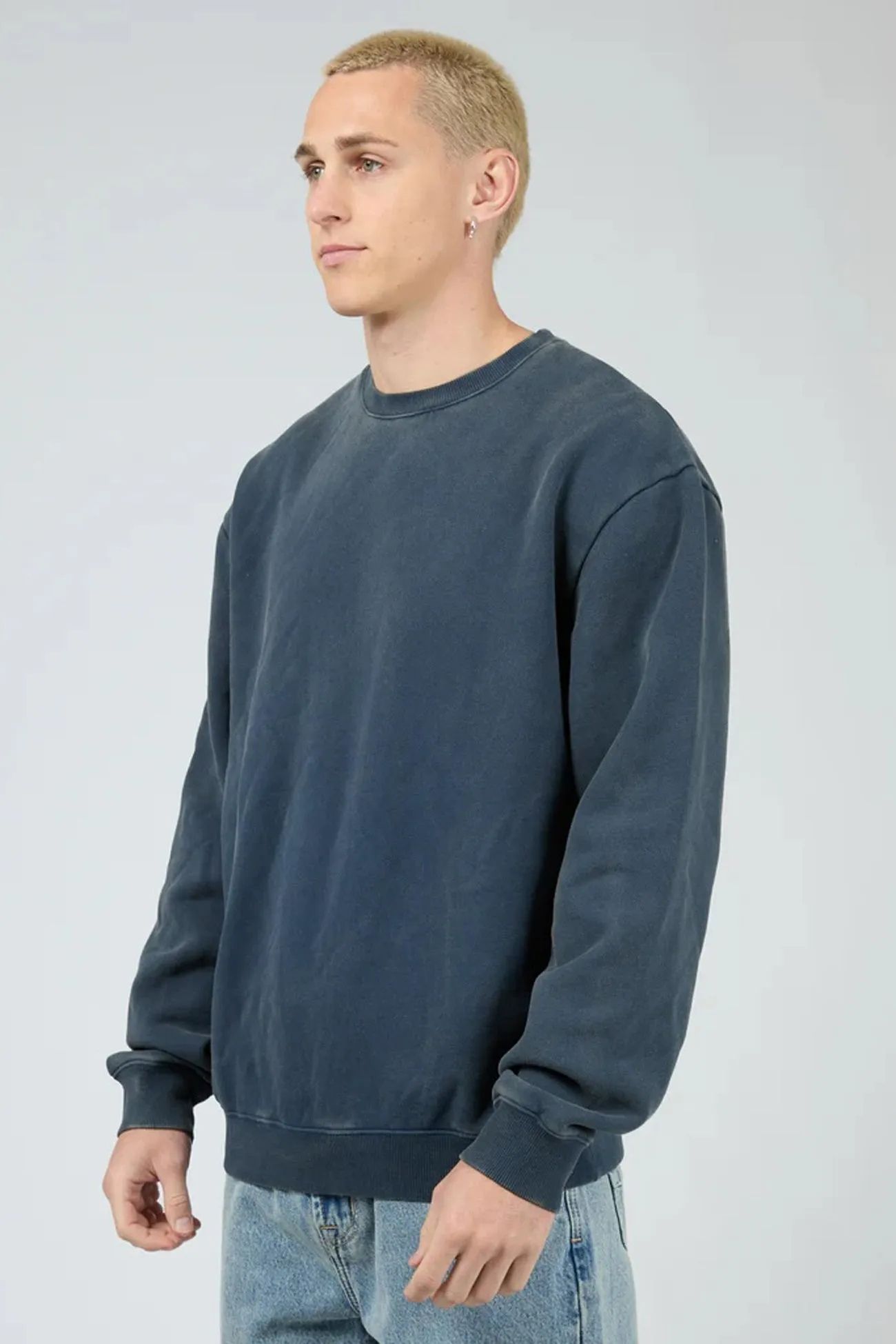 Box Crew Navy Street Apparel Zip Closure