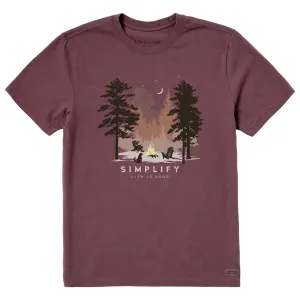 Men's Simplify Campfire Short Sleeve Tee Autumn Wear