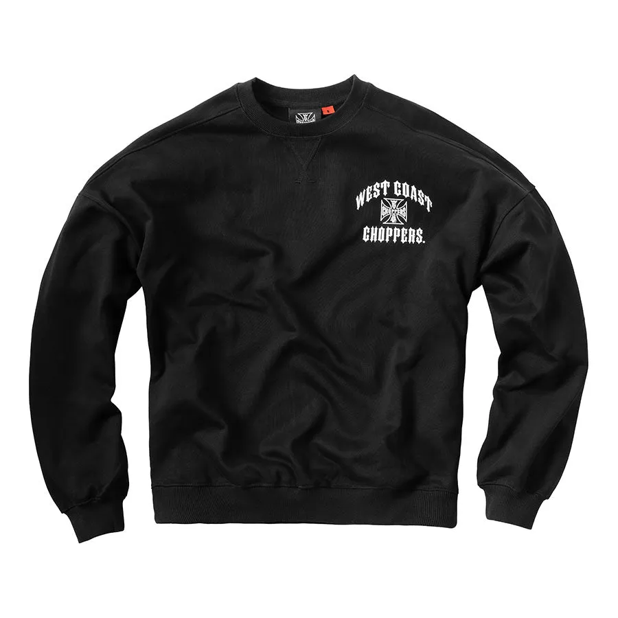 WCC IRON OVERSIZED SWEATSHIRT - BLACK Layer Chic