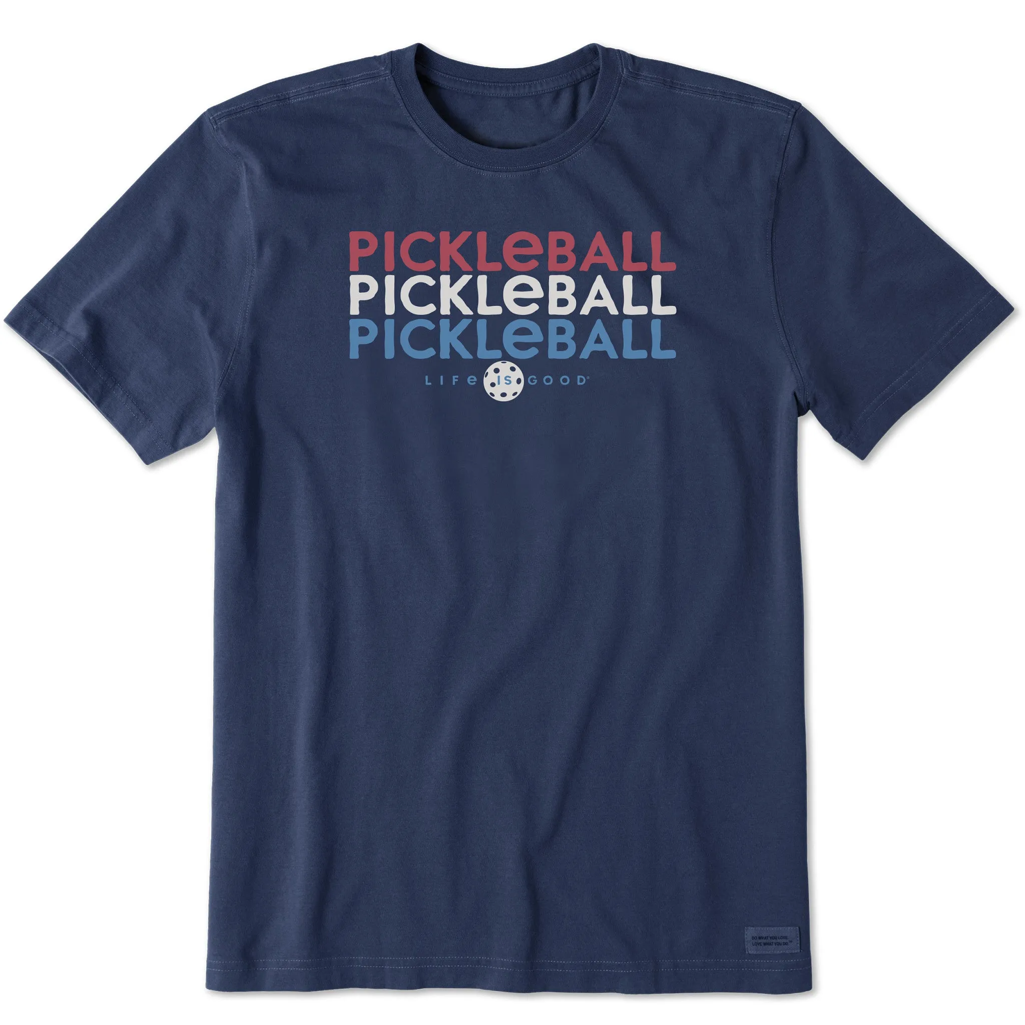 Comfy Touch Men's Pickleball Repeat Short Sleeve Tee