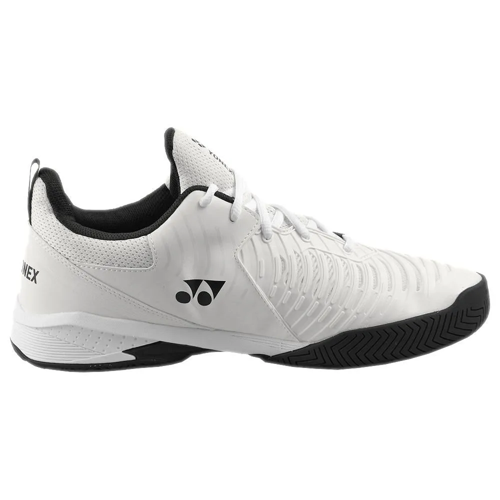 Yonex Men's Sonicage Plus - White Durable Material Quick Drying