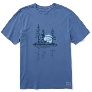 casual outing Set In Sleeve Men's Pine Island Short Sleeve Crusher Tee