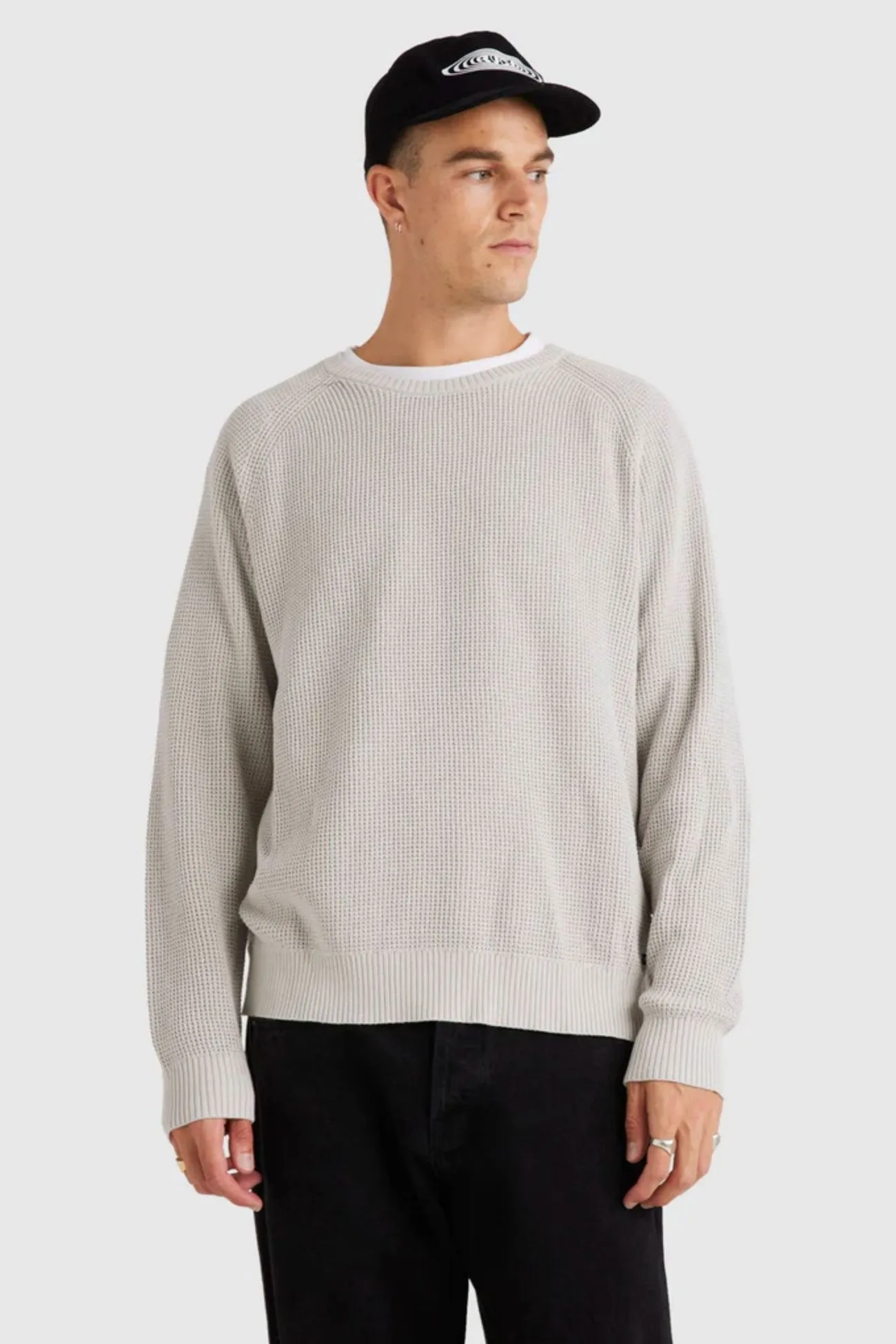 BreathableFabric Comfy Style Duke Raglan Knit Vapor