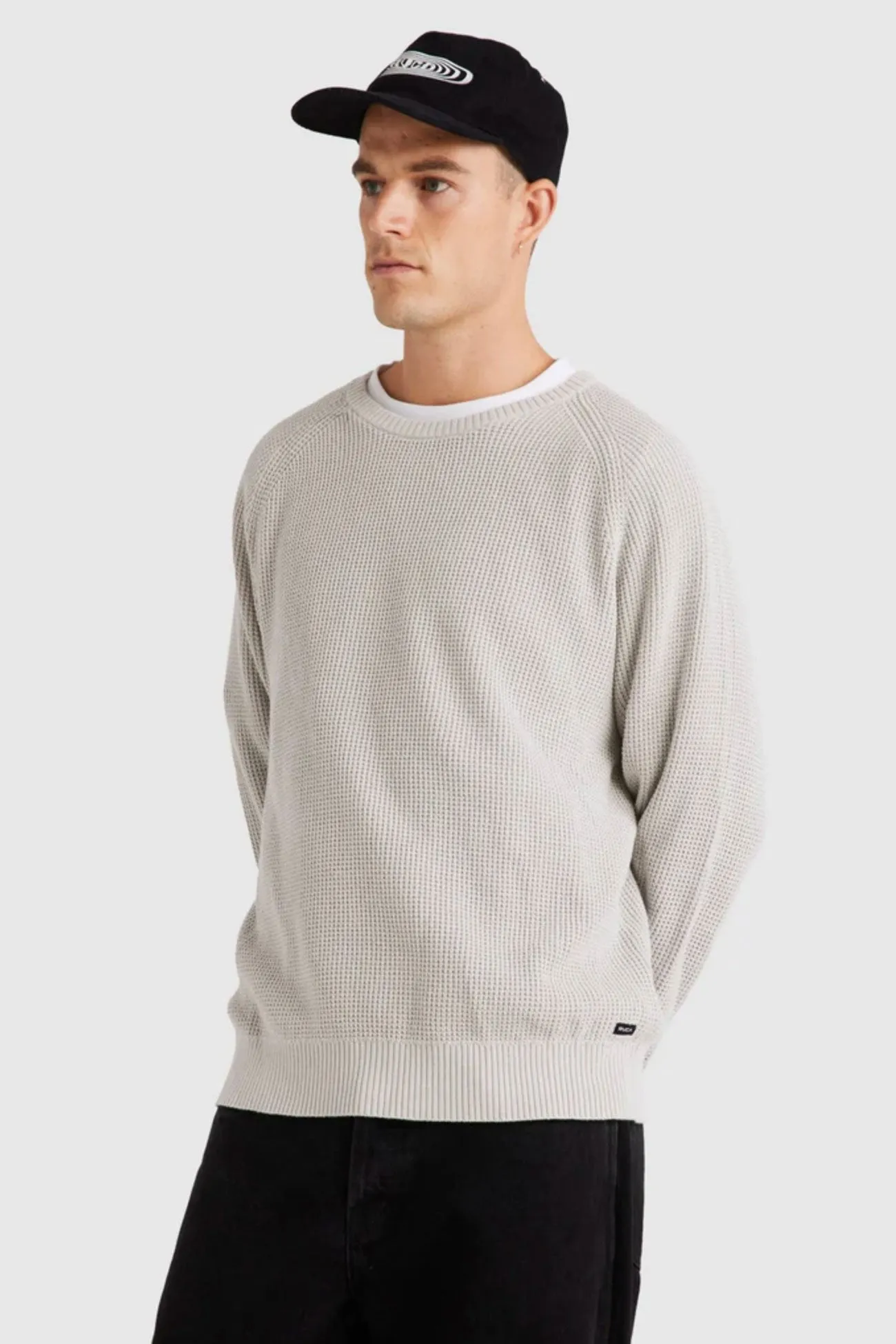 Crystal Soul Hidden pockets Duke Raglan Knit Vapor