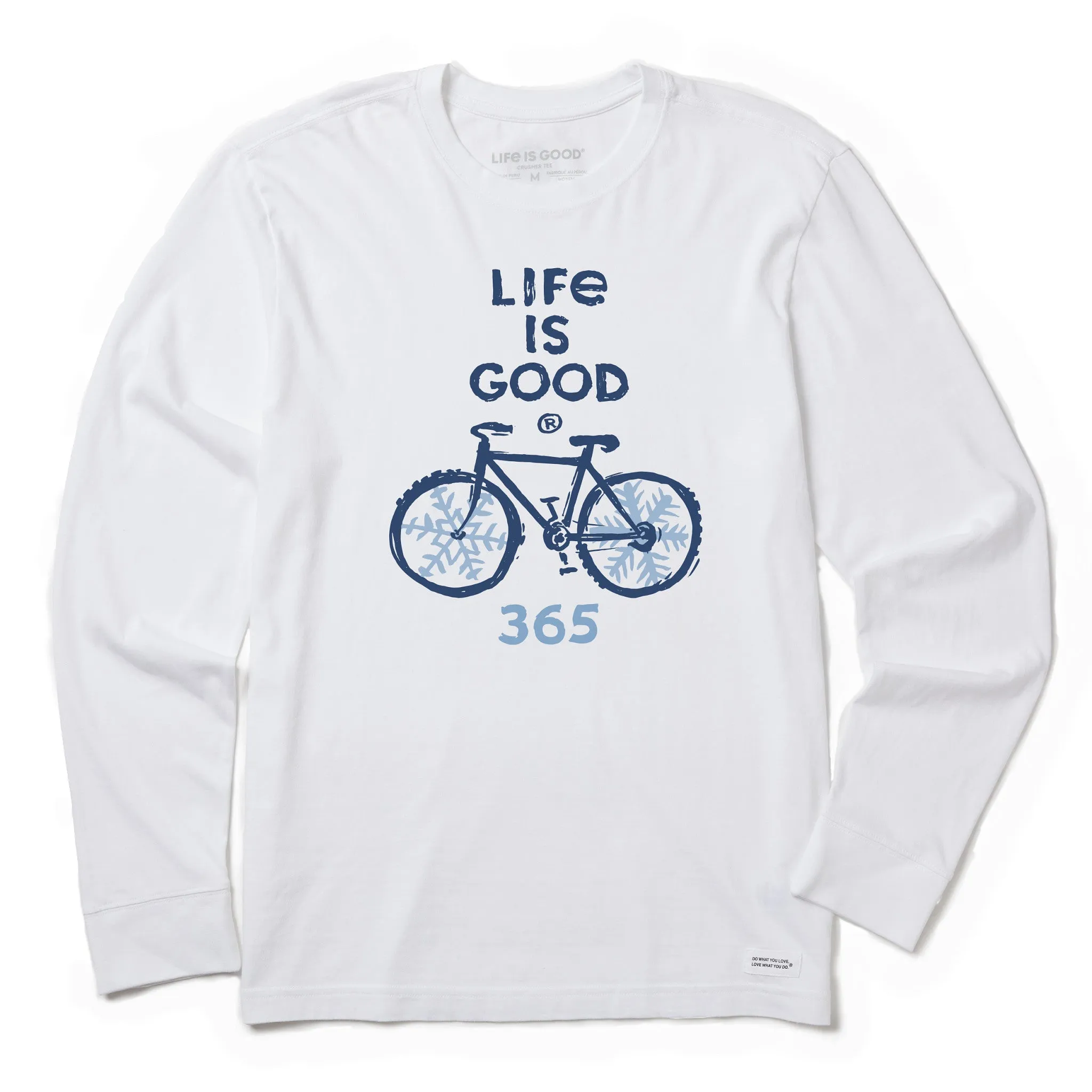 StretchFabric Men's Winter Bike 365 Long Sleeve Crusher Tee