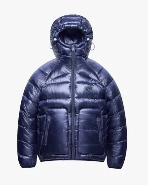 Soft Interior Brushing Iconic Puffer Jacket Navy