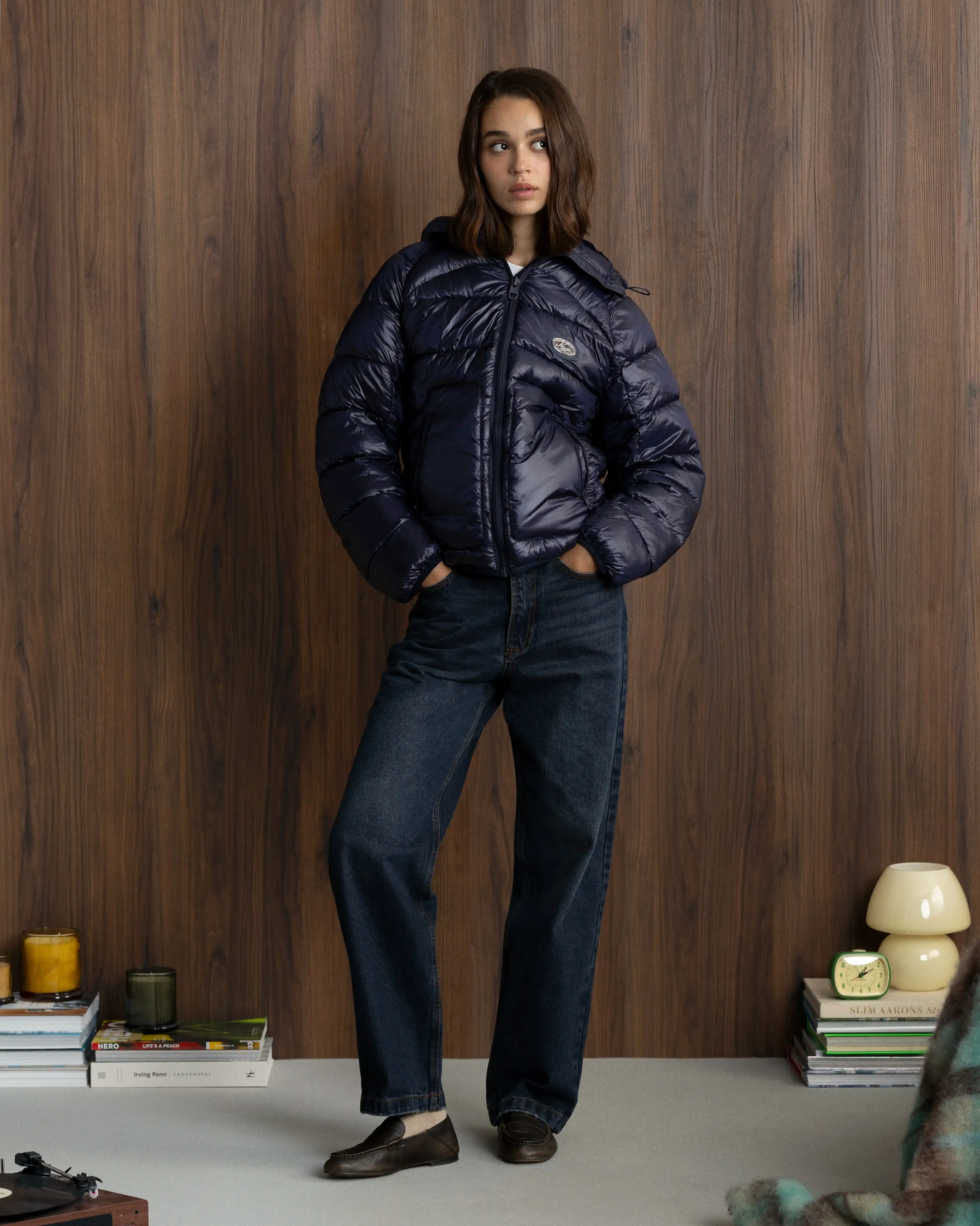 Iconic Puffer Jacket Navy Active Style