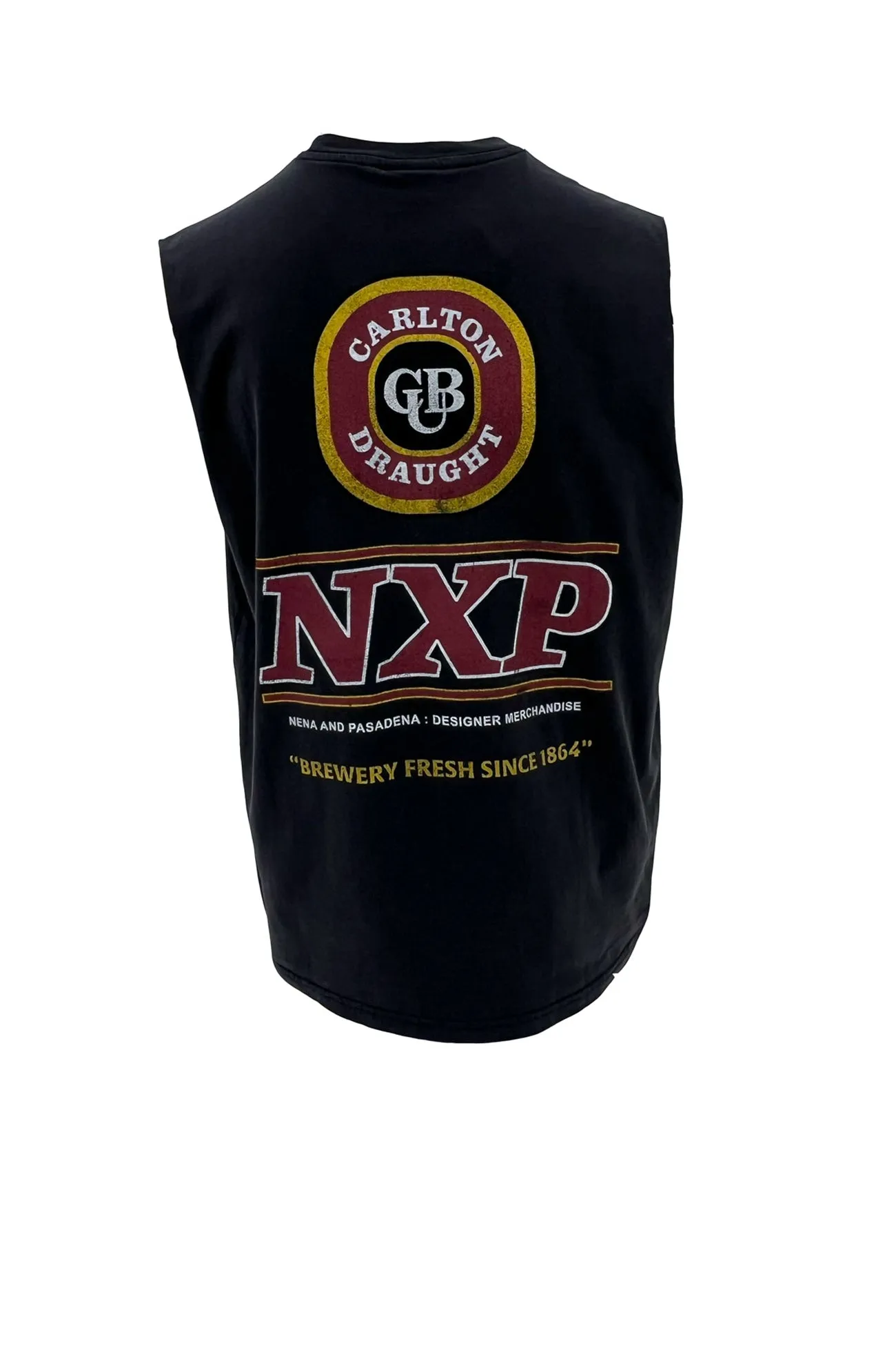 Comical Relaxed Muscle Pigment Black Sustainable Wear