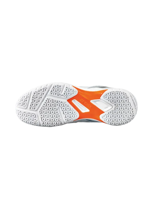 Yonex 2021 Power Cushion 65X3 Unisex Badminton Shoes [White/Orange] Turn Prime