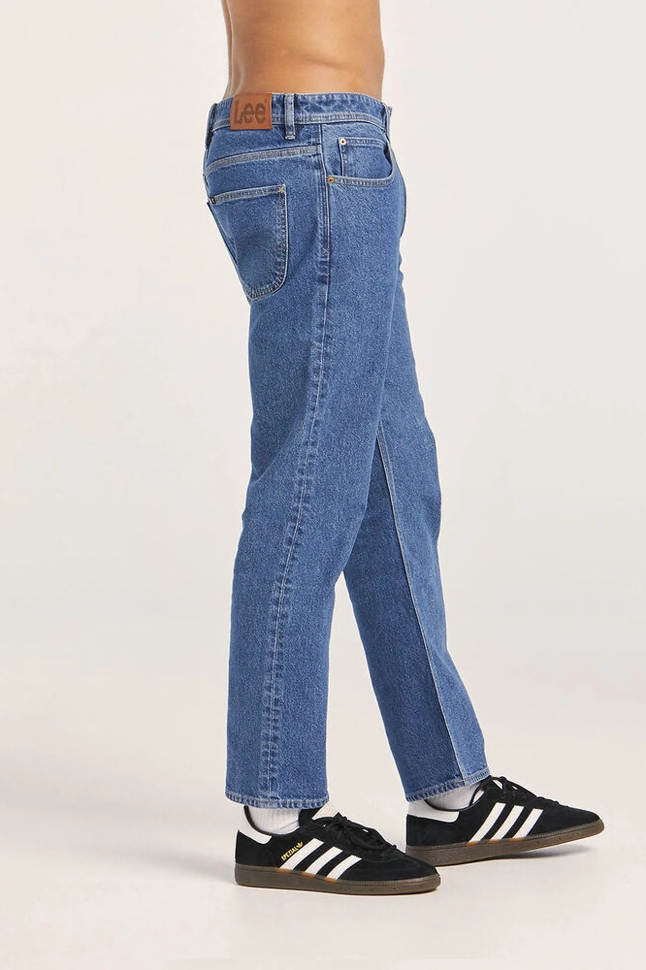 L-Three Straight Jean Satisfaction Indigo comfortable option