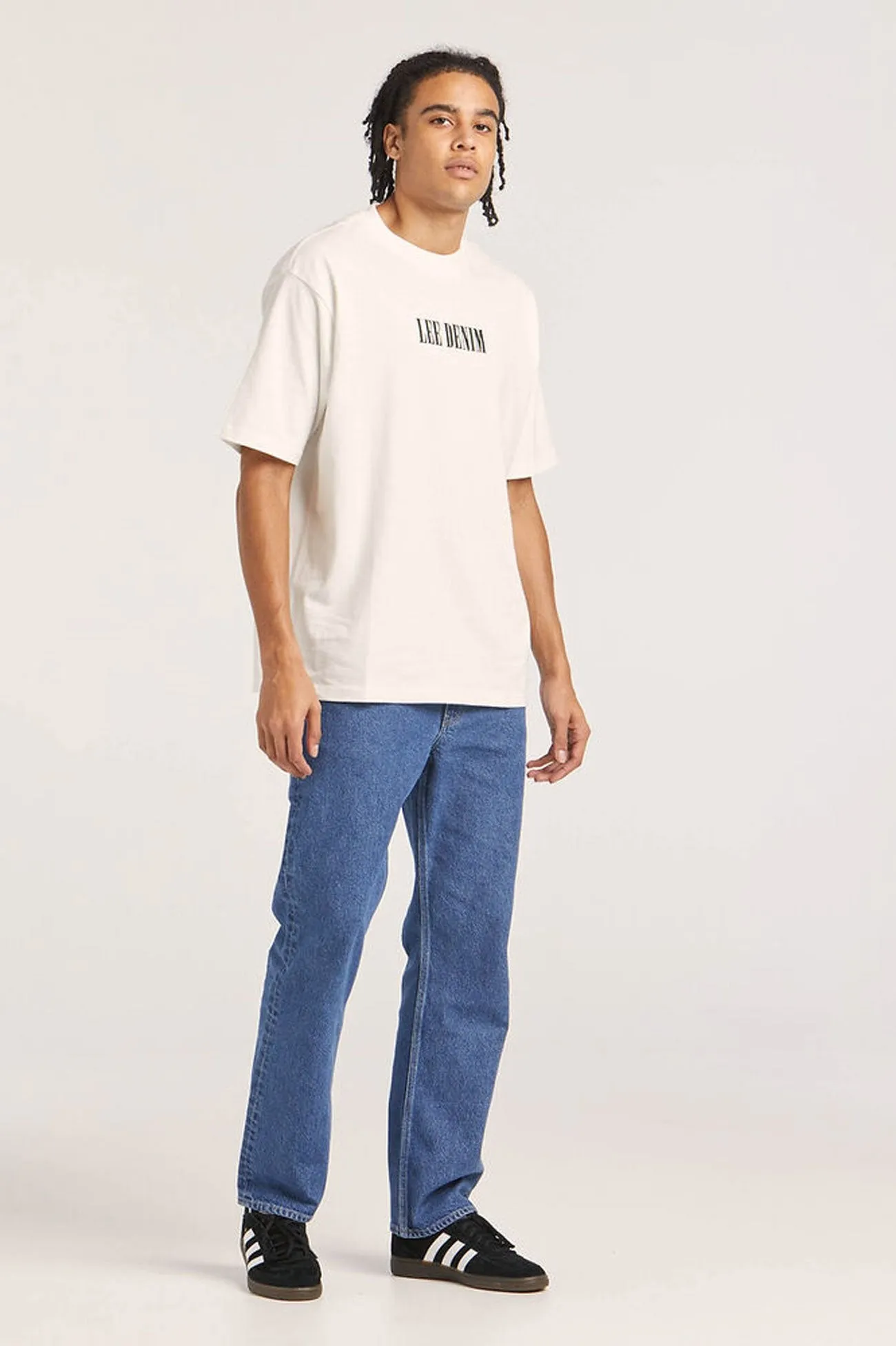 L-Three Straight Jean Satisfaction Indigo Nature Lover Outdoor Adventure Autumn Days No Gap Waist Design