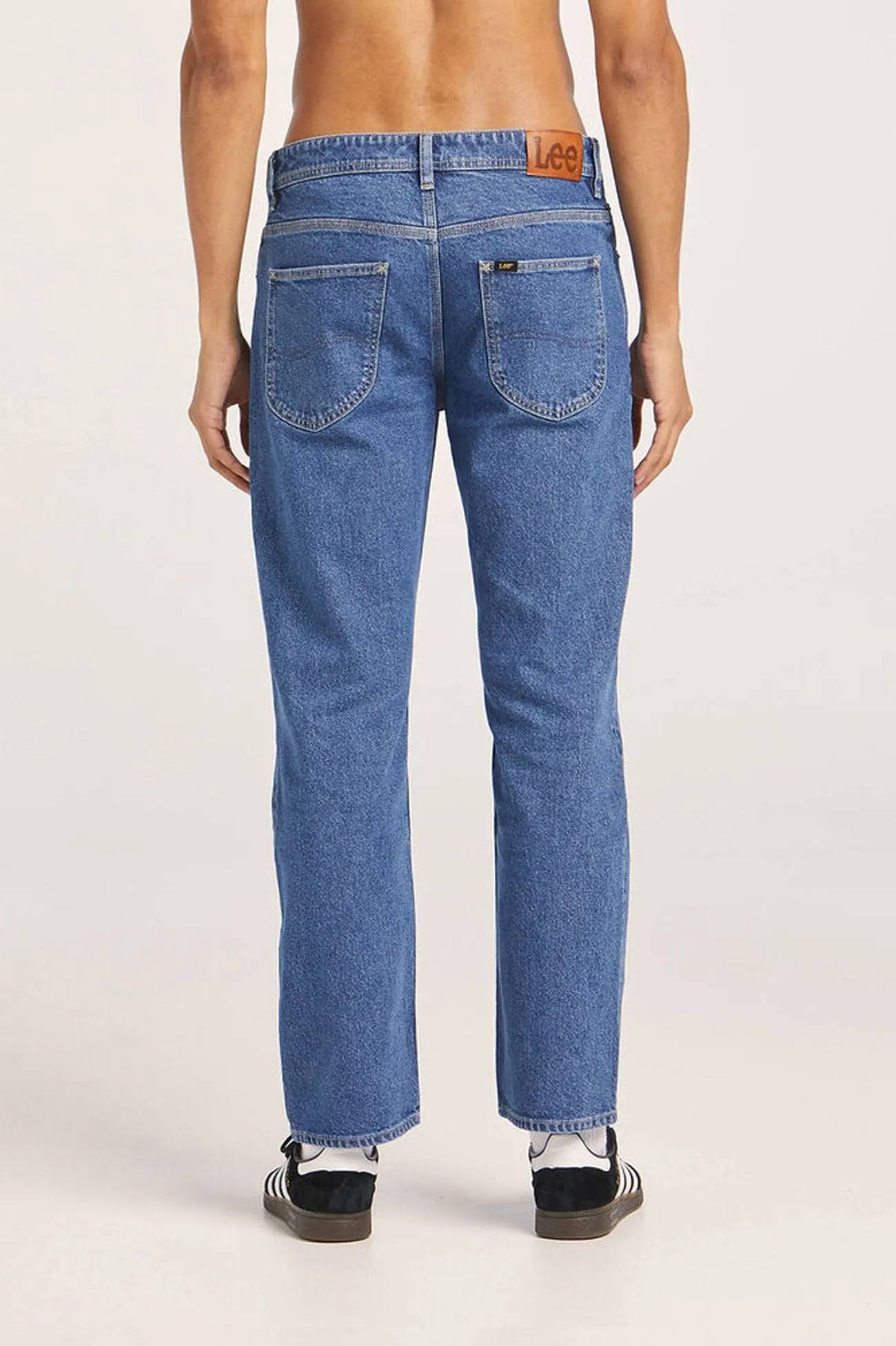 L-Three Straight Jean Satisfaction Indigo Style Statement Daily Wear Nature Lover