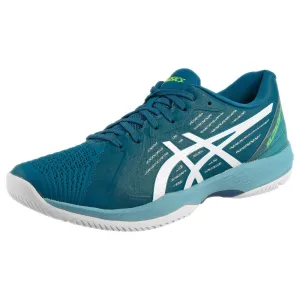 Breathable Ventilation Asics Men's Solution Swift FF - Restful Teal/White