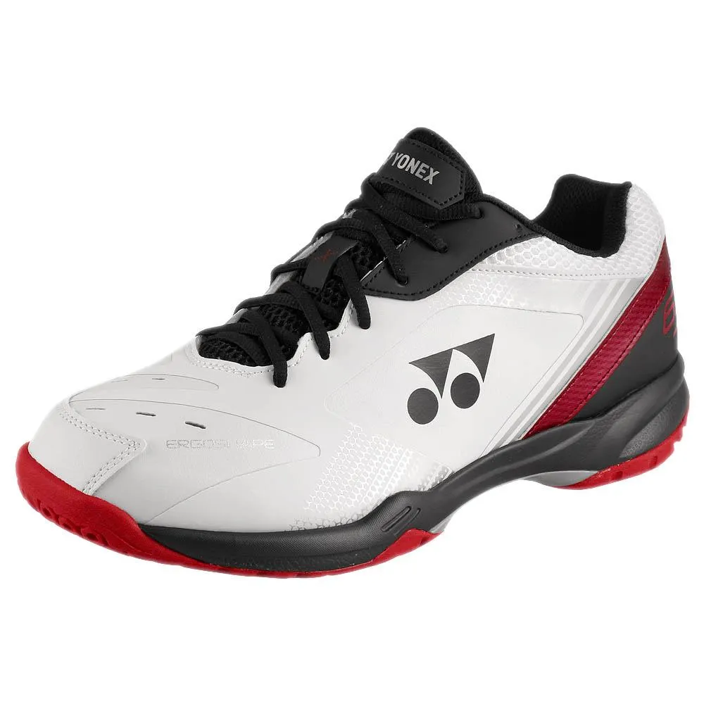 Yonex Men's 65 X - White/Red Stable base synthetic leather