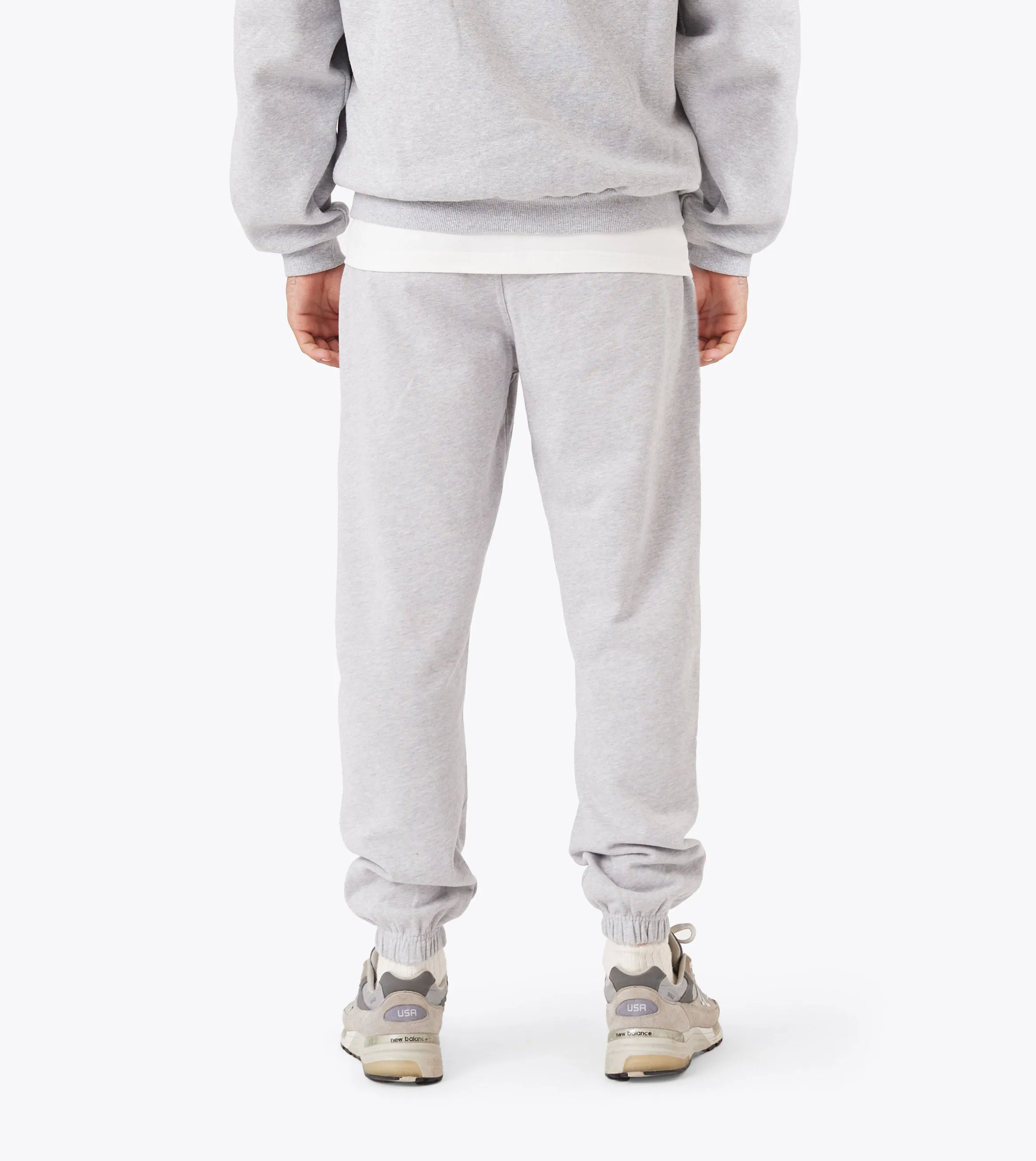 Cozy and Relaxed FlameRetardantTreatment Box Fleece Jogger Grey Marle